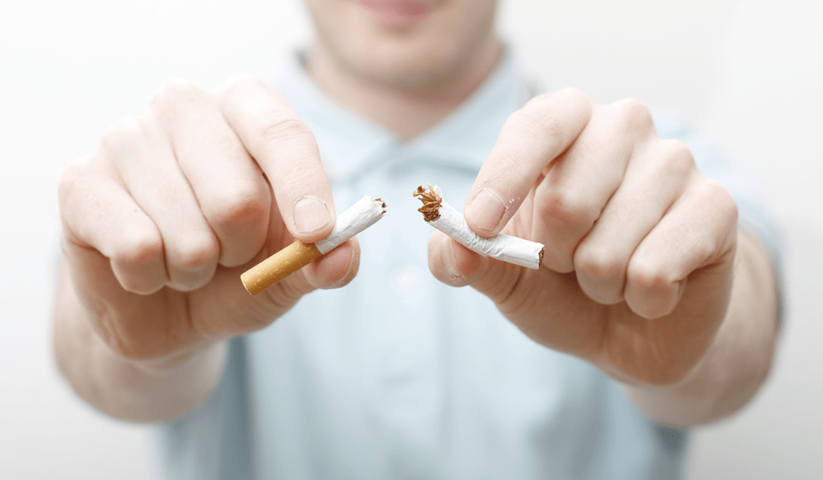 odvykání kouření a důsledky pro tělo